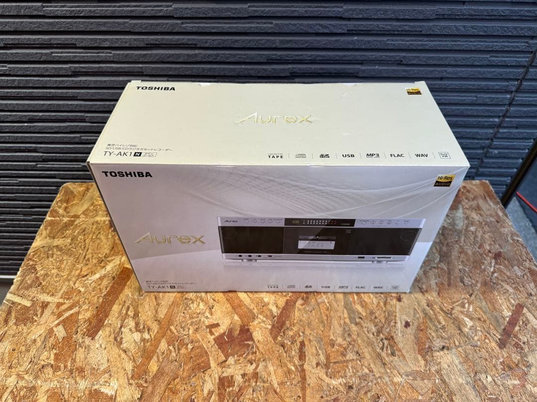 新品　東芝ラジカセ TY-AK1 ハイレゾ対応SD /USB/CD