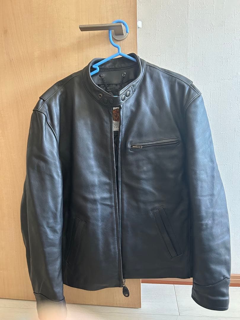 美品 ハーレーダビッドソン　シングルライダース　カウハイド