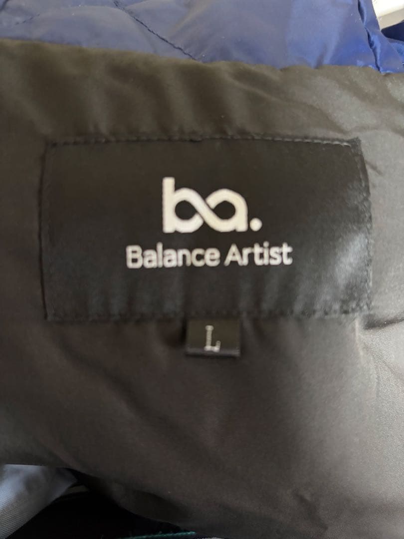 balance artist キルティングウェア 上L 下XL セット ブルー