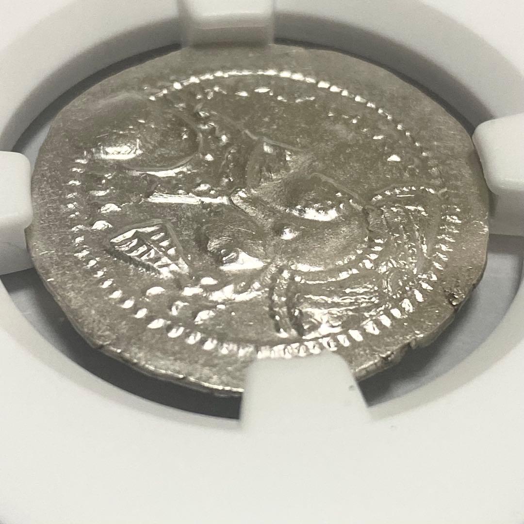 420-438年 ササン朝 ペルシア 銀貨 NGC 古代 アンティーク 