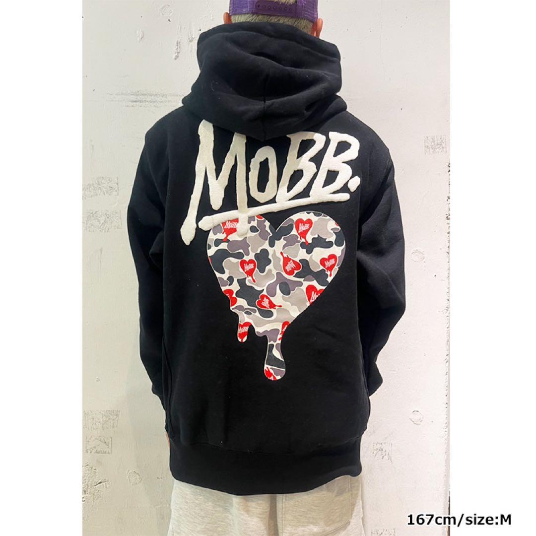 【新品】MOBB モブ ブラックパーカー S