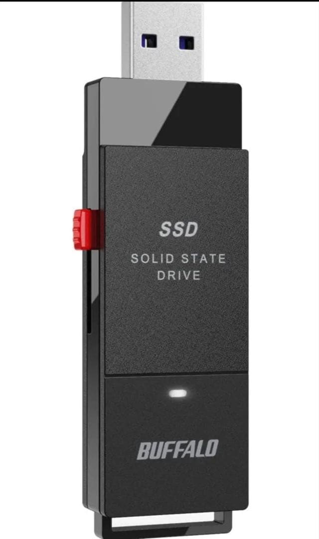 p*e様 送料込み新品未使用バッファローSSD外付け1.0TB 超小型コンパクト