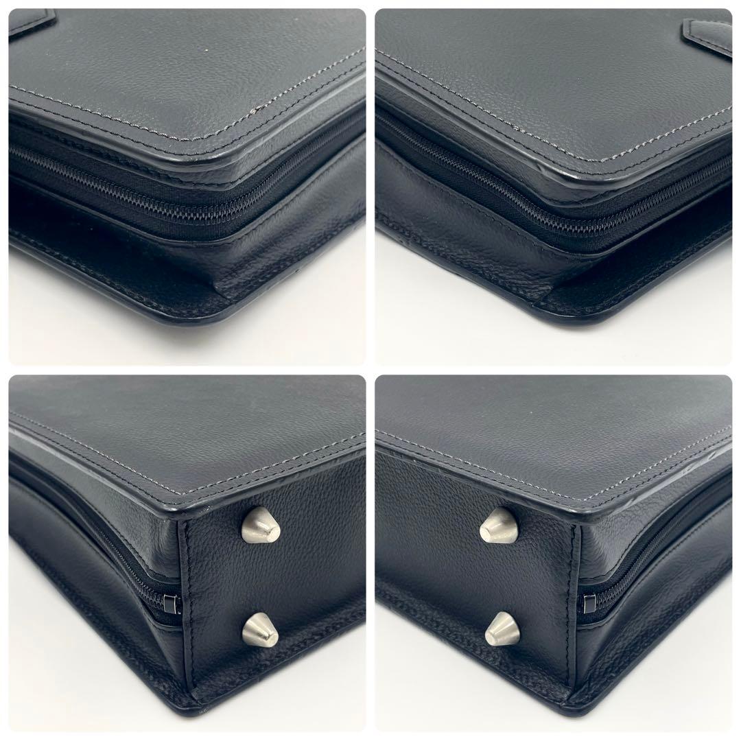 極美品✨ランバン LANVIN ビジネスバッグ A4 レザー ドラマ 半沢直樹