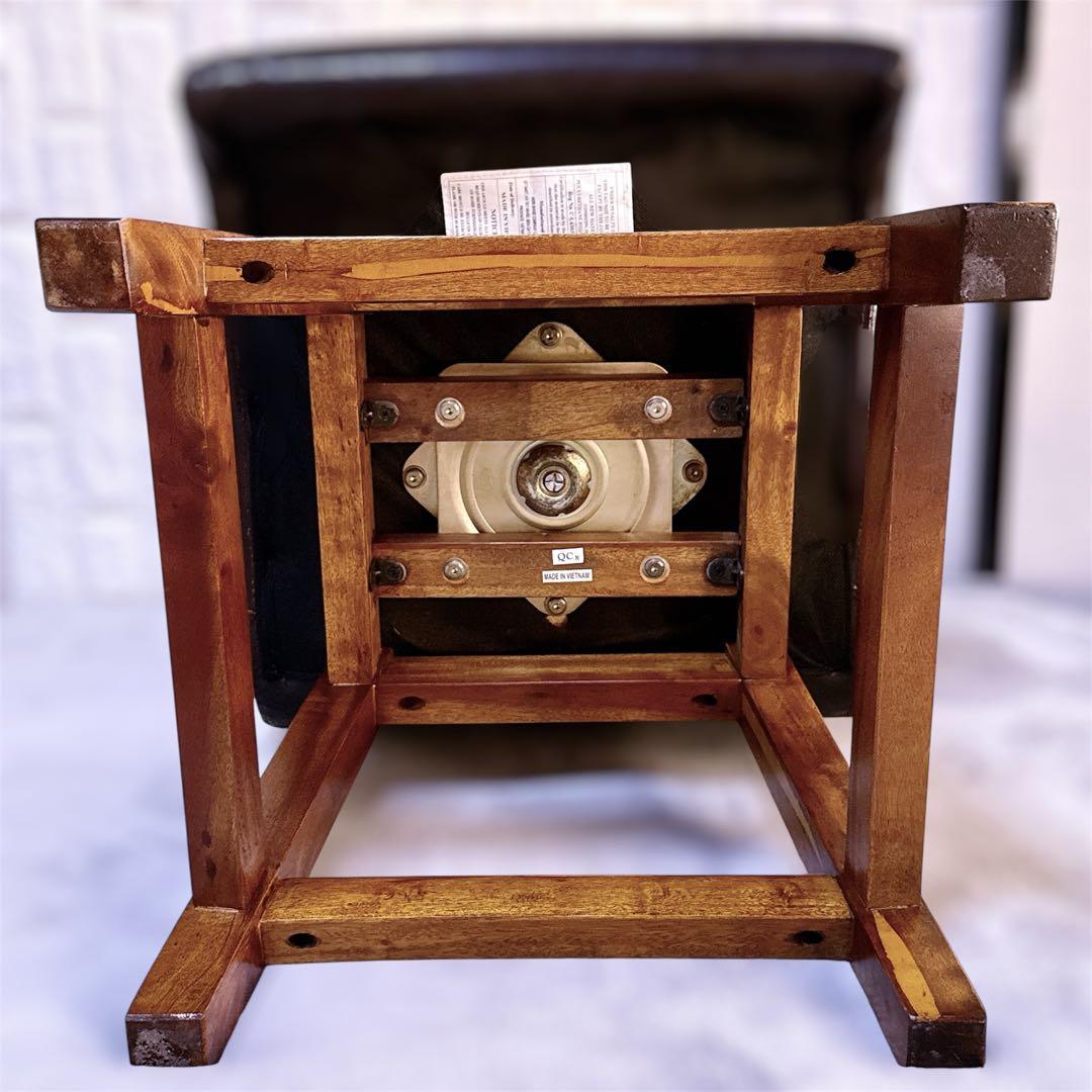 【美品】MORISHIGE モリシゲ 回転 チェア 椅子 レザー アンティーク