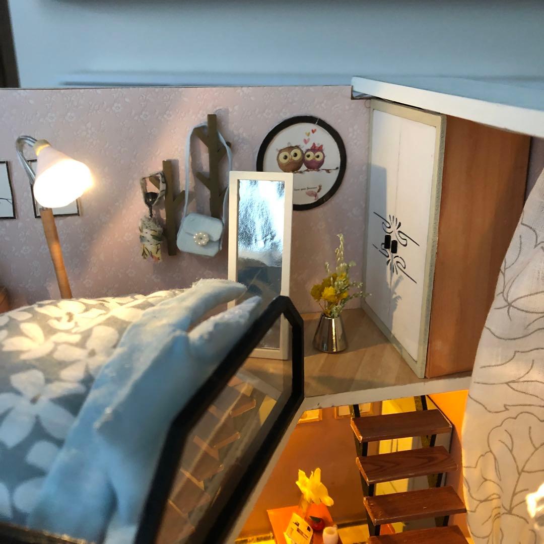 ミニチュアドールハウス　完成品　北欧風ハウス❤︎