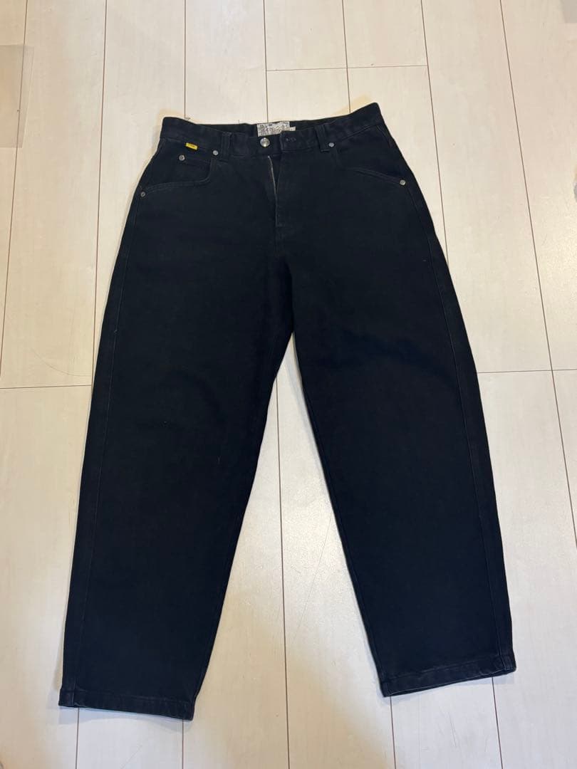 Dime ブラック バギーデニム