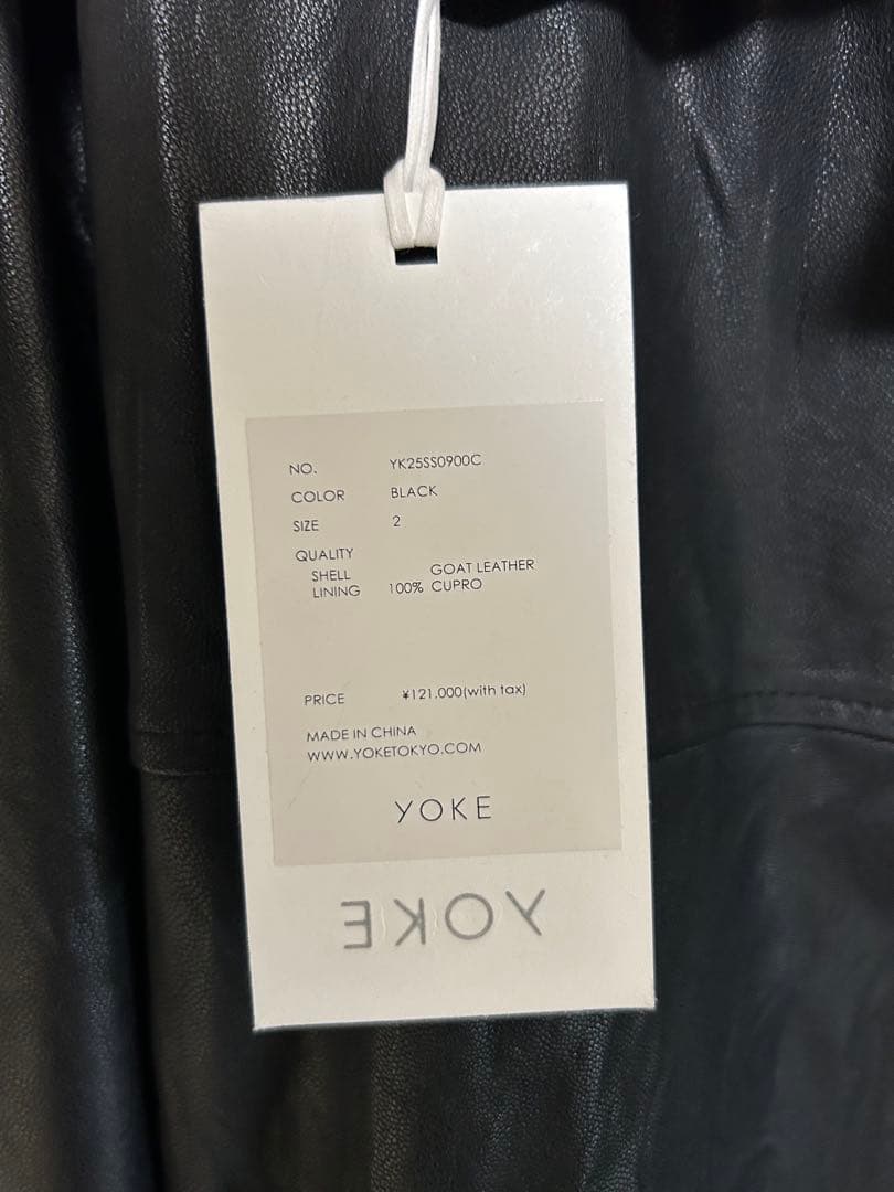 YOKE GOAT LEATHER CAR COAT レザーカーコート