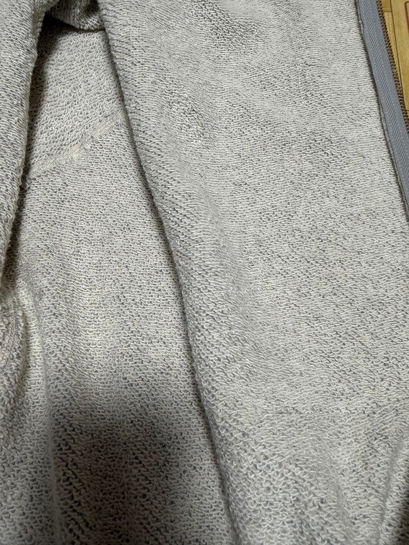 【LIDNM】WOOL CASHMERE ZIP HOODIE