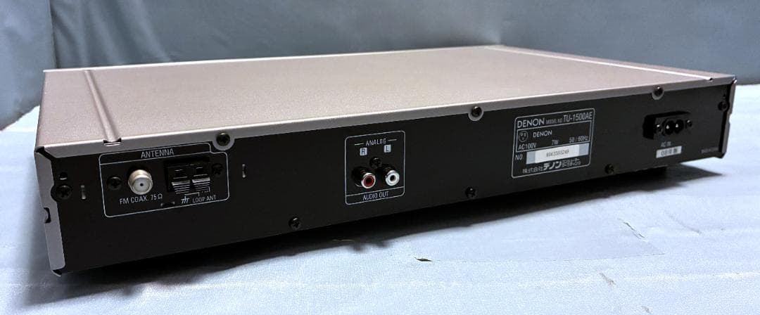 【動作OK！！ 】AM/FMラジオチューナー　DENON　TU-1500AE
