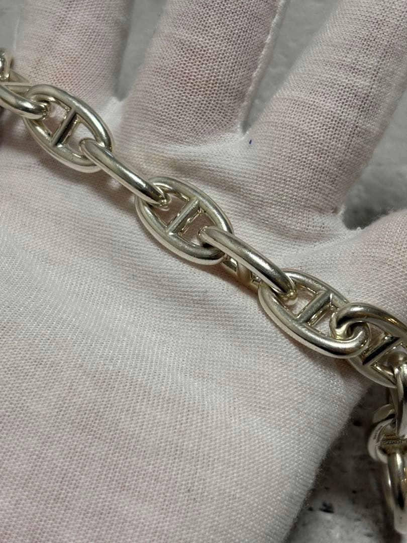 エルメス HERMES　シェーヌダンクルGMシルバーブレスレット