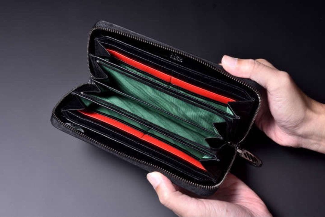 ノイインテレッセ 織戸学　コラボ　長財布　黒　ブラック