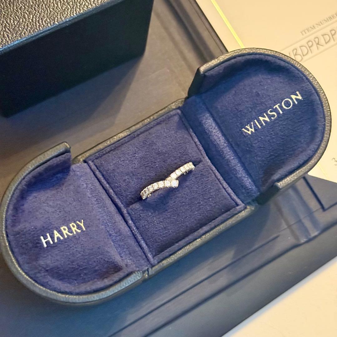 【証明書付】 ハリーウィンストン リボン バンドリング 10号 定価127万