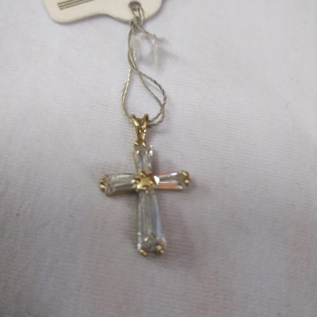 14Kイエローゴールド ペンダント 14金 クロスペンダント 男女兼用