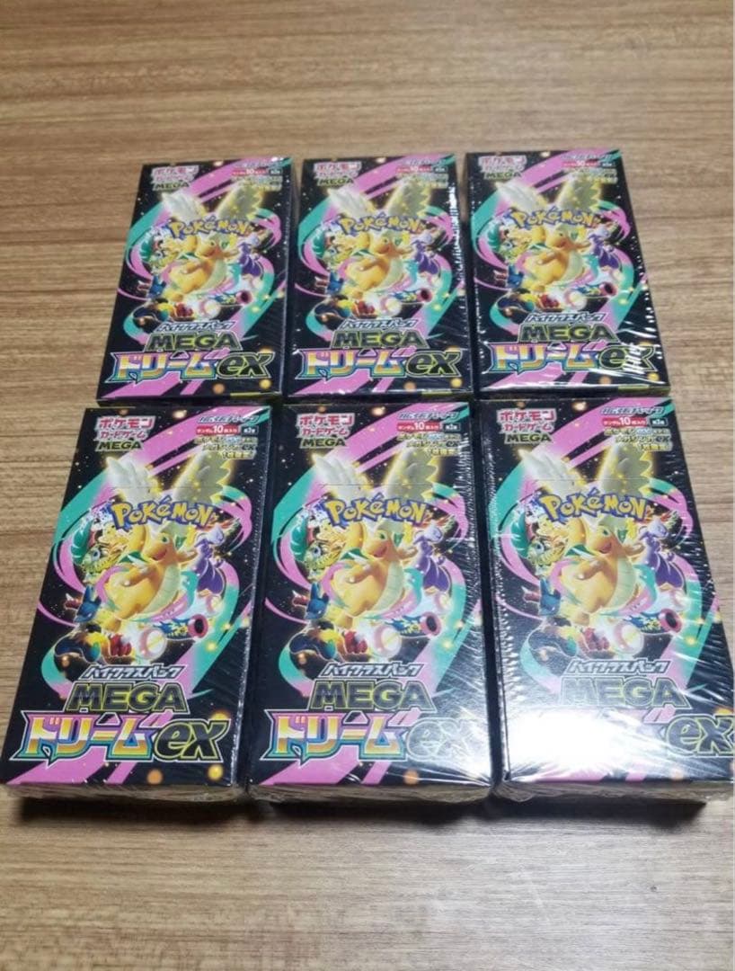 MEGAドリームex 6BOXセット　シュリンク付き