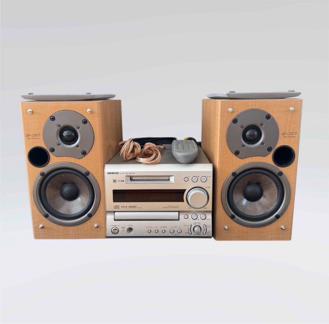ONKYO FR-X7 CD/MDコンポ ＋ D-SX7 スピーカーセット