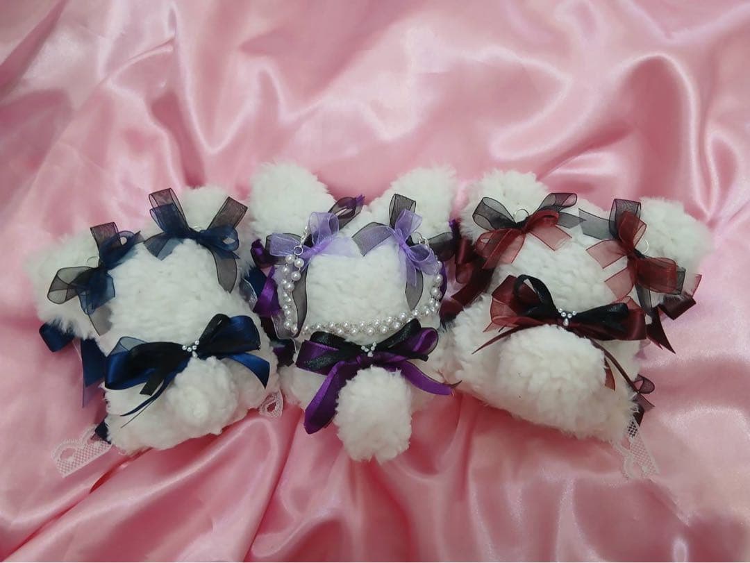 Amaire様ぬい服ふわふわ猫耳 クマ耳 狼耳 お座り着ぐるみいつぬいちびぐるみ