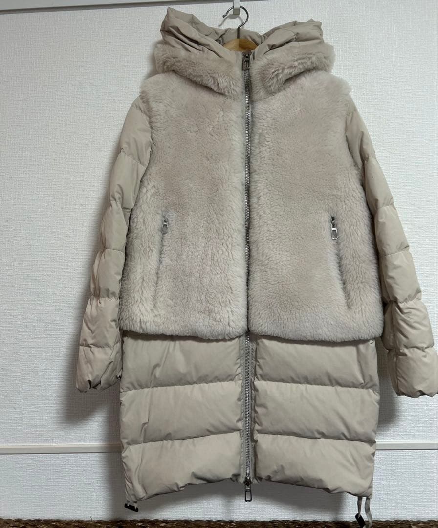 DUNO DEA レイヤードムートンダウンコート