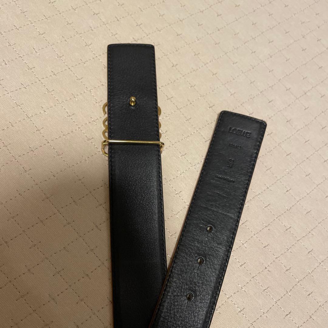 LOEWE メンズ　ベルト　ロエベ　箱無し