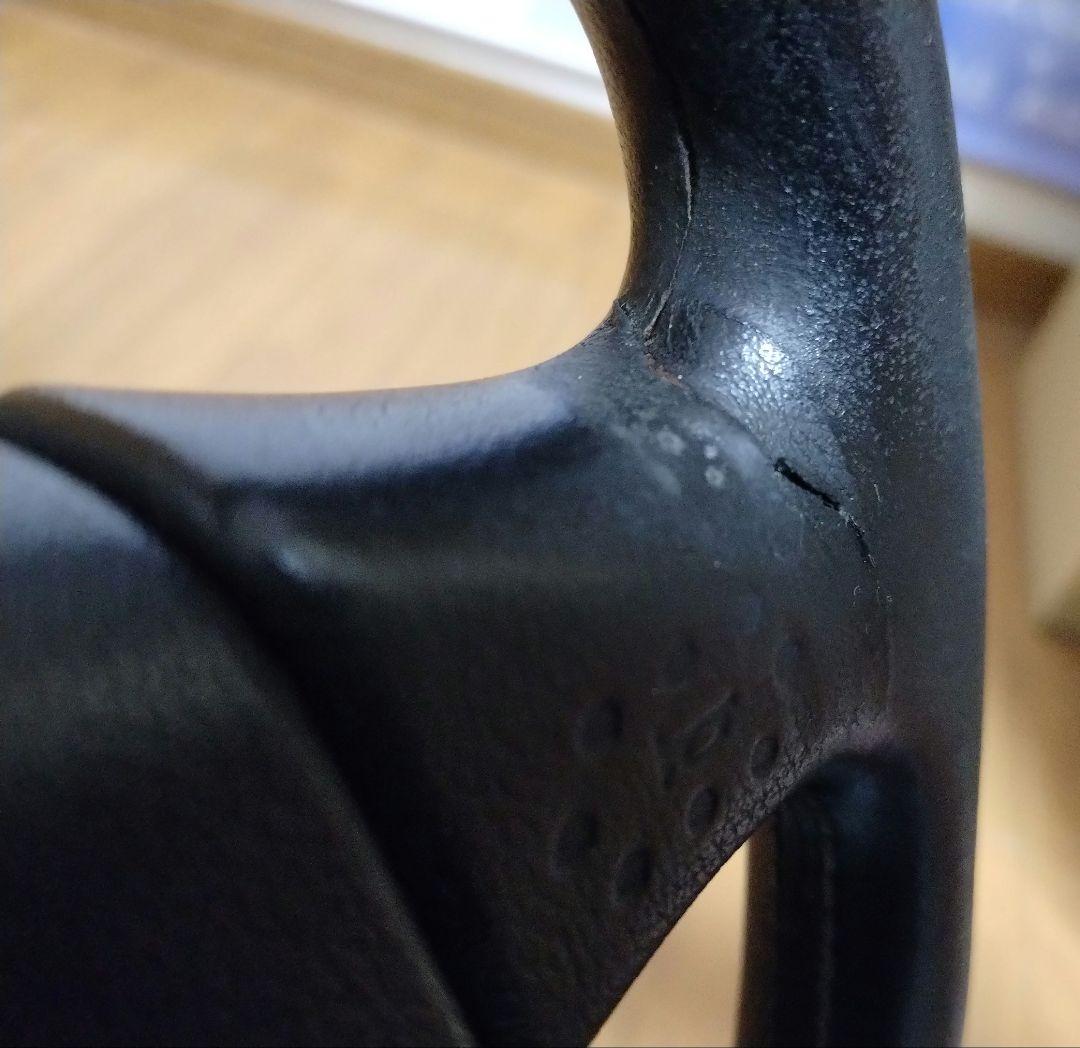 三菱　ランサーエボリューション　MOMOステアリング　本革