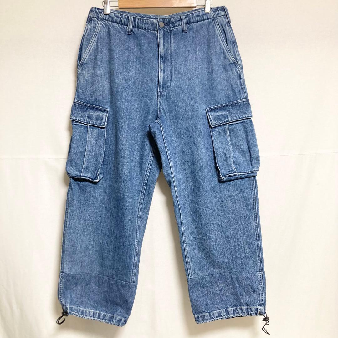 オーバーシルエットサイズ！ SSZ デニムイージーカーゴパンツ