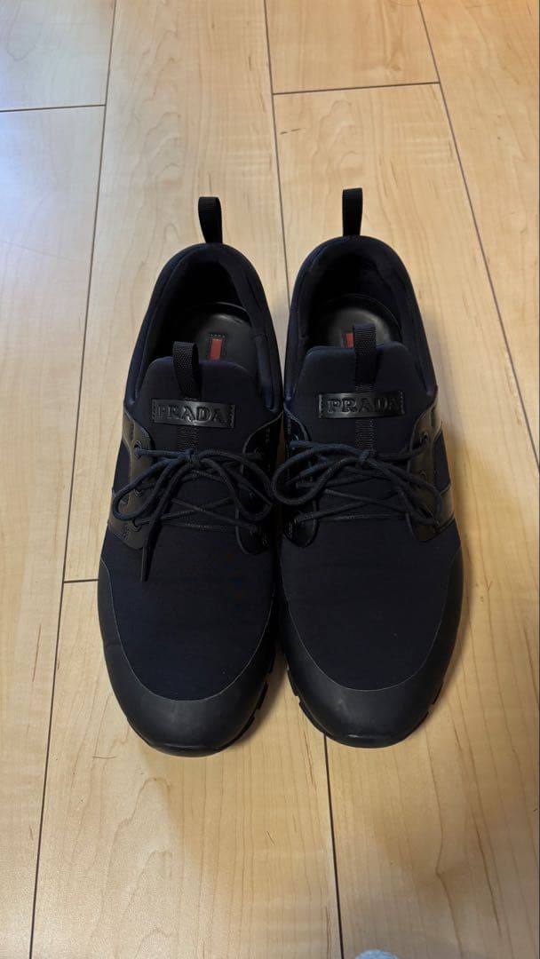 PRADA プラダ　ブラック スニーカー　4E3380