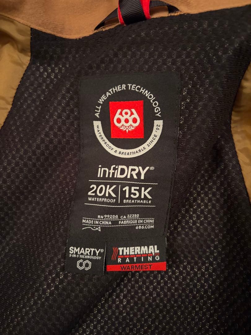 686 SIXEIGHTSIX スノーボードウェア M size