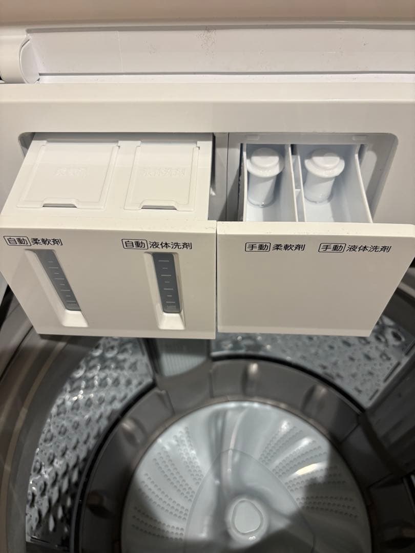 8kg洗剤自動投入洗濯機(NT80J1 ホワイト) 2024年モデル