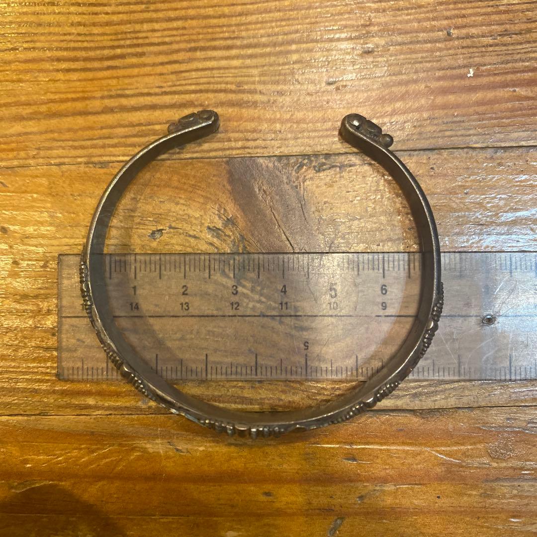 アンティーク　インディアンジュエリー　バングル