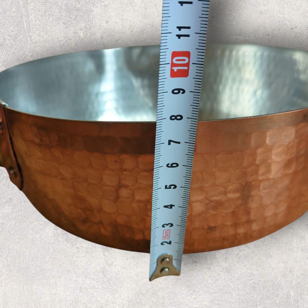 【未使用 自宅保管品】銅雪平鍋 21cm 百貨店購入