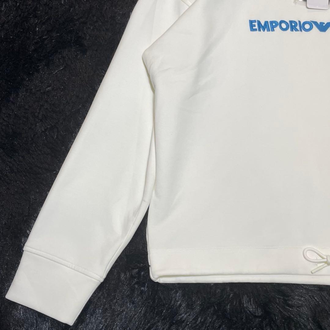 【新品未使用】エンポリオアルマーニ　フード付きスウェットシャツ ダブルジャージー