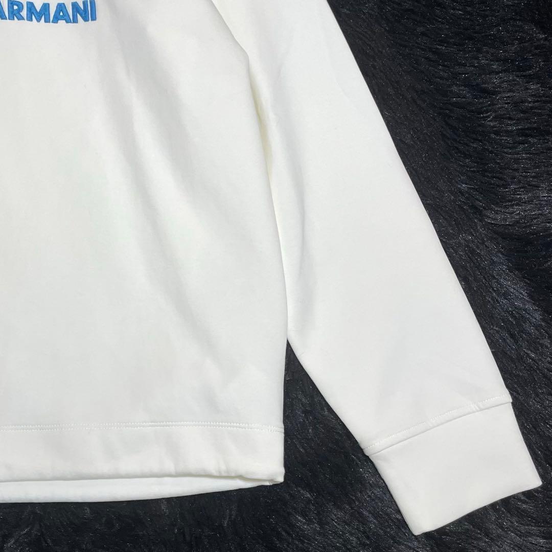 【新品未使用】エンポリオアルマーニ　フード付きスウェットシャツ ダブルジャージー
