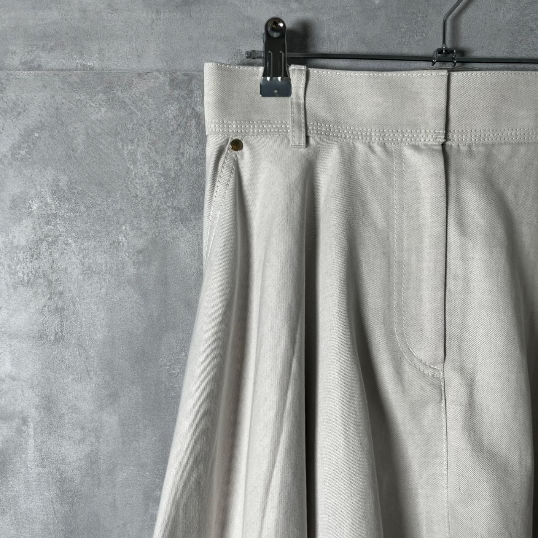 ebure コットン ワイド スカート 22ss 定価53800 N997