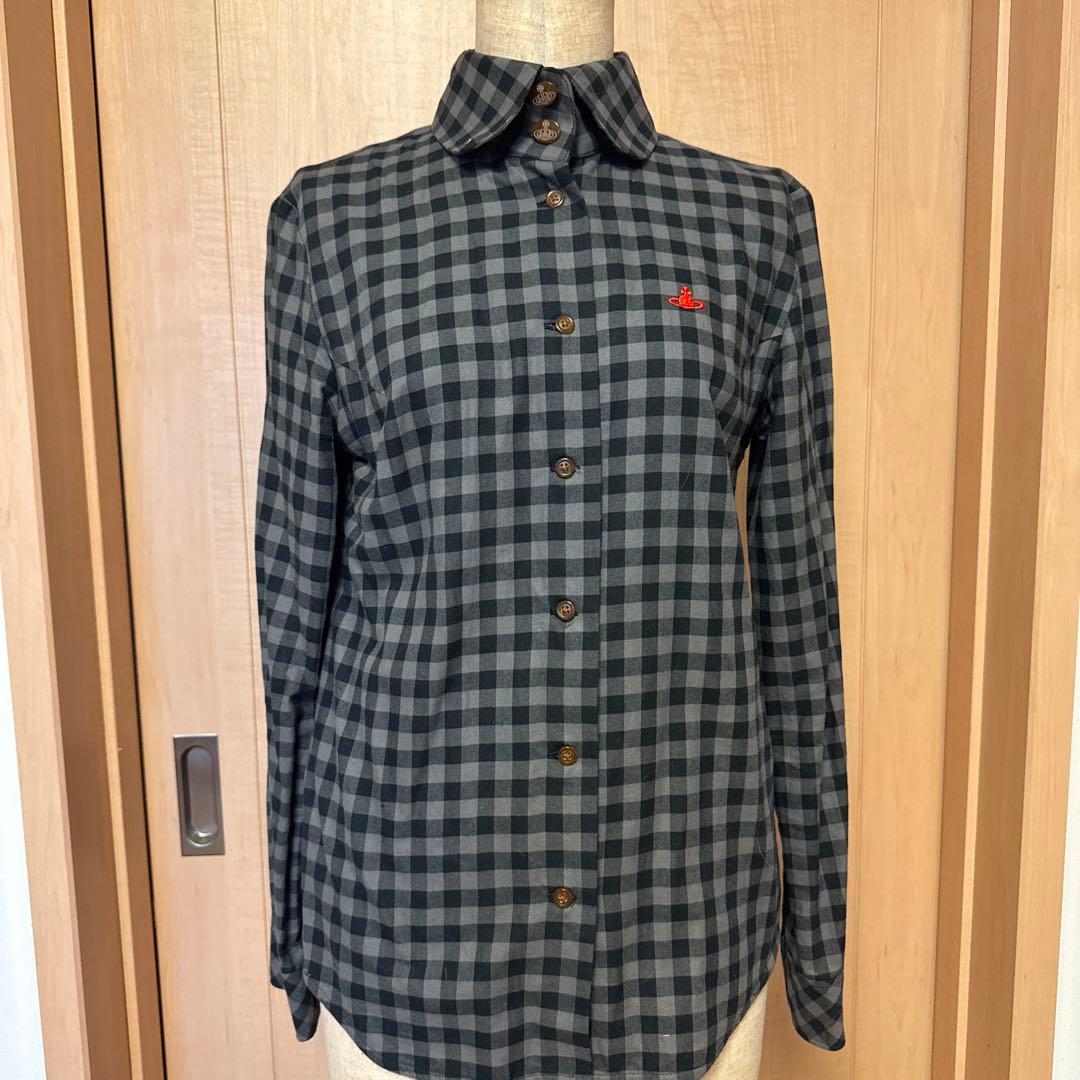 ♡美品♡Vivienne Westwood長袖　チェックブラウス