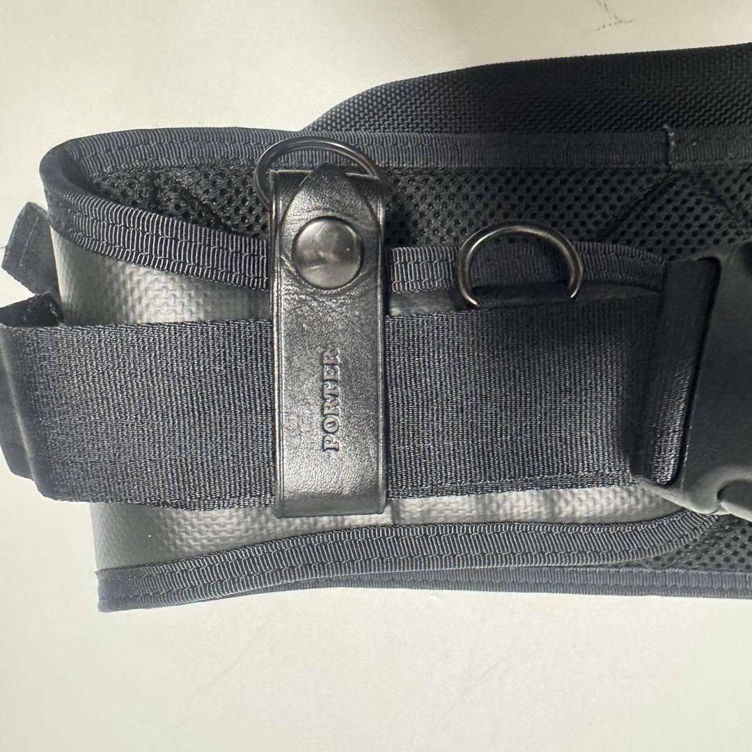 美品 PORTER ポーター ヒート HEAT ウエストバッグ ボディバッグ 黒