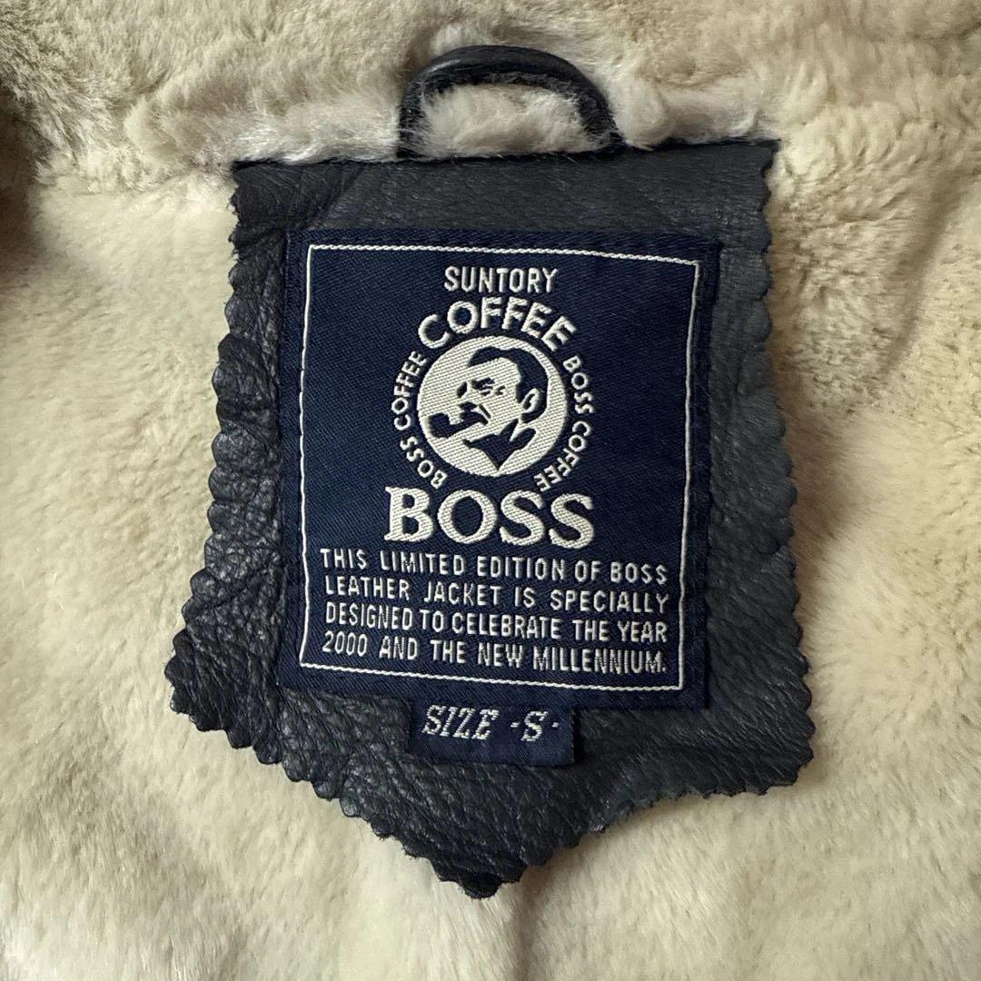 未使用　サントリーBOSS 2000年限定B-3フライトジャケット ボスジャン