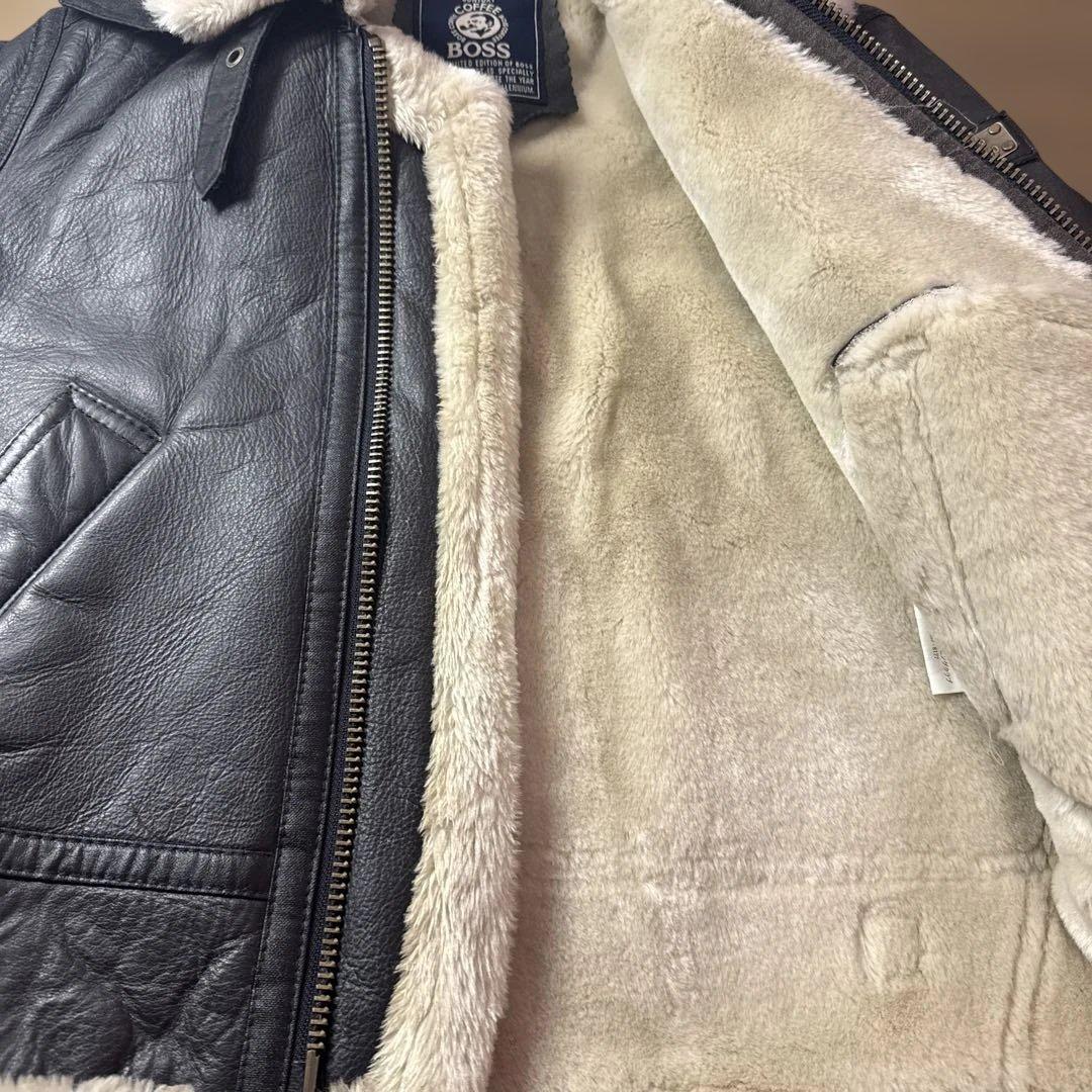 未使用　サントリーBOSS 2000年限定B-3フライトジャケット ボスジャン