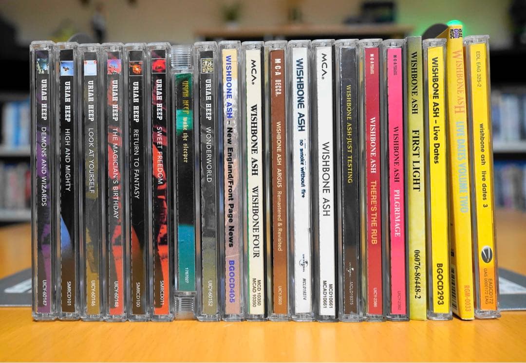Uriah Heep & Wishbone Ash CD まとめ