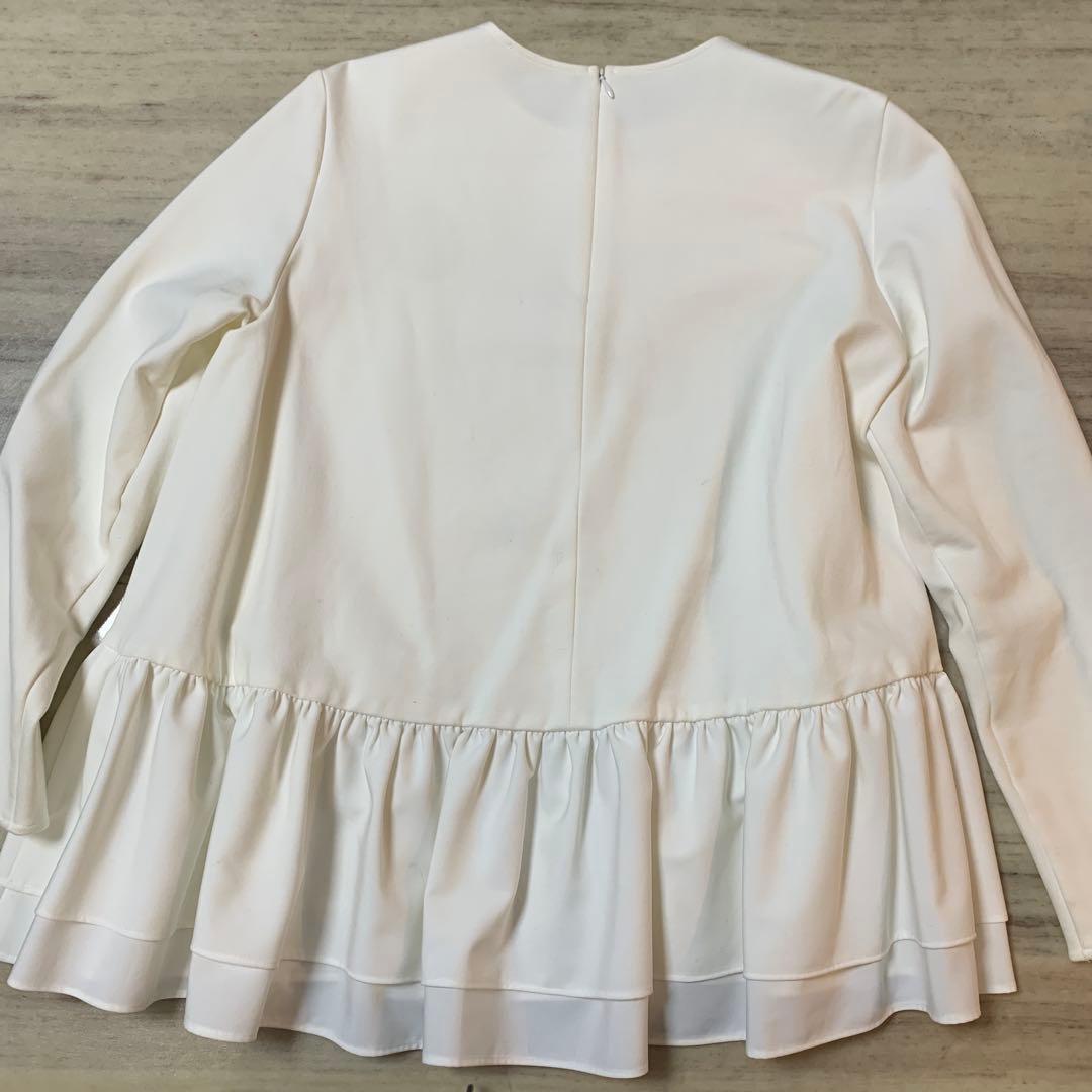 yori ぬくぬくヘムダブルフレアブラウス