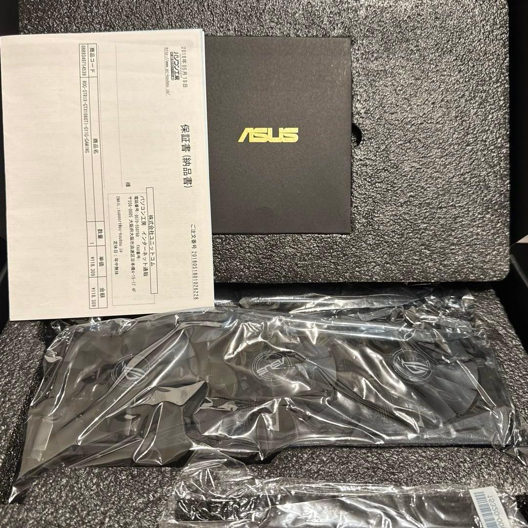 グラフィックボード・グラボ・ビデオカード ASUS GEFORCE GTX1080ti