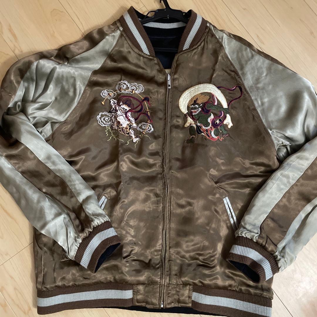 satori 風神雷神　リバーシブルスカジャンsize M
