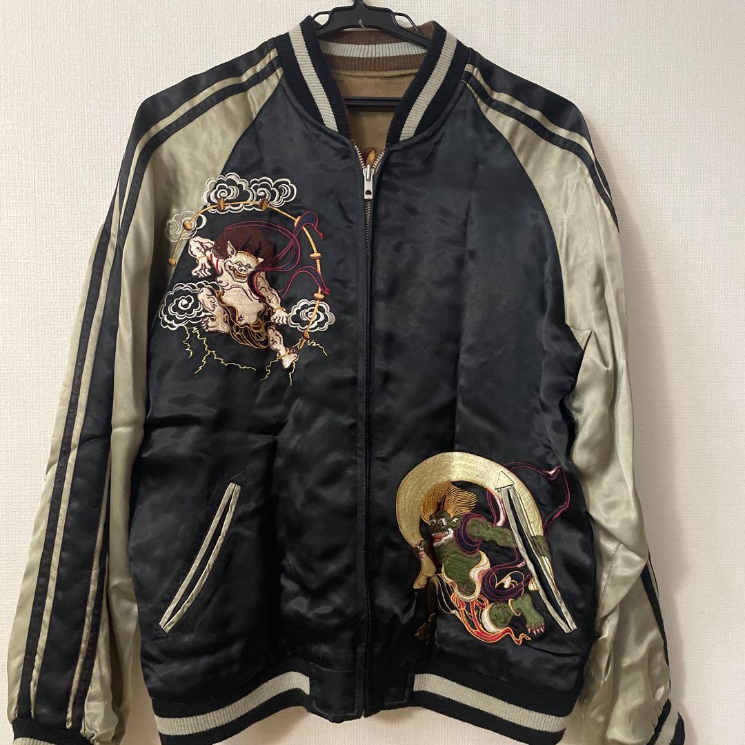 satori 風神雷神　リバーシブルスカジャンsize M