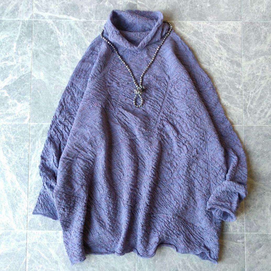 004 シエラシエラ様 ババグーリ ウール タートルネックニット カットソー