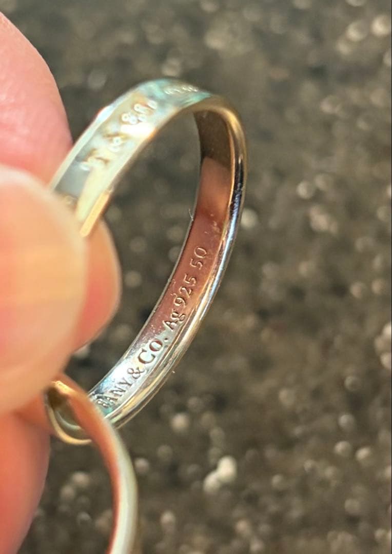 ティファニー　インターロッキング　リング　20号