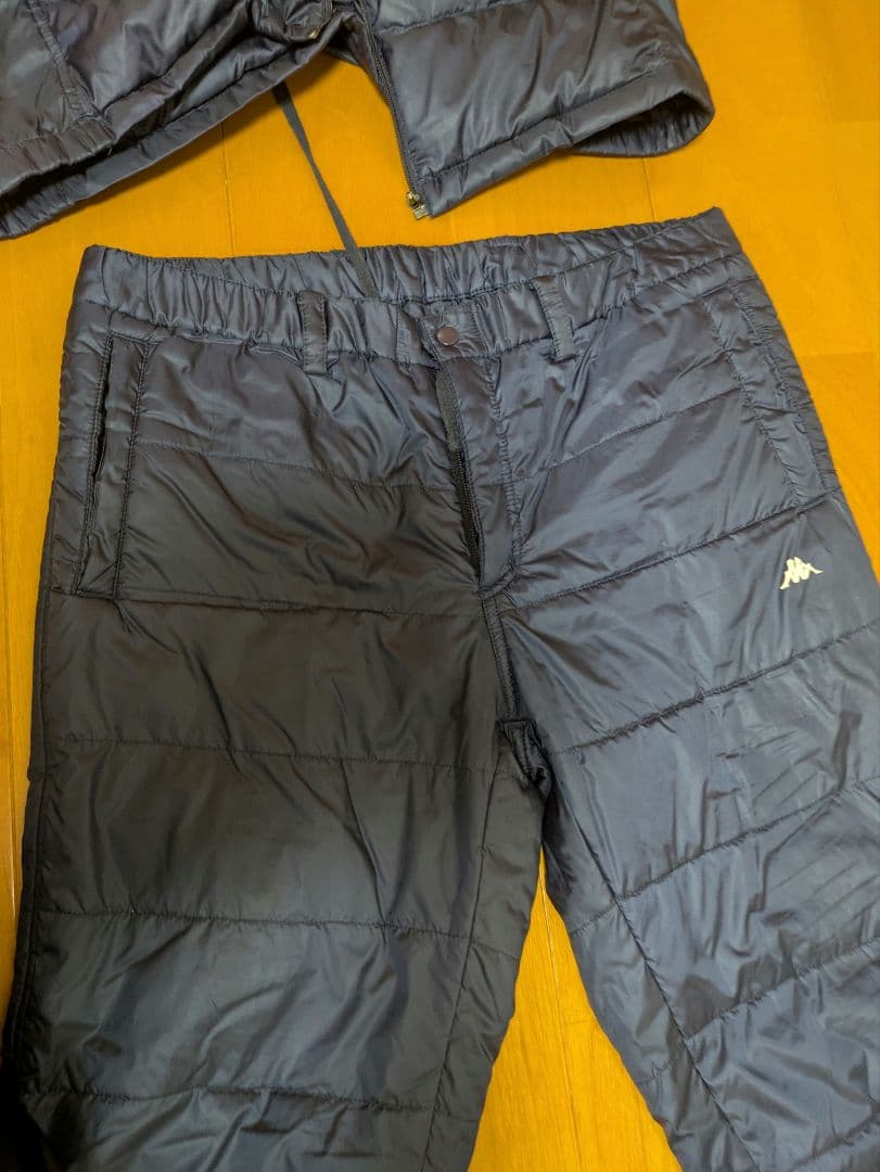 Kappa golf 中綿ジャケットパンツセットアップ サイズLL ネイビー