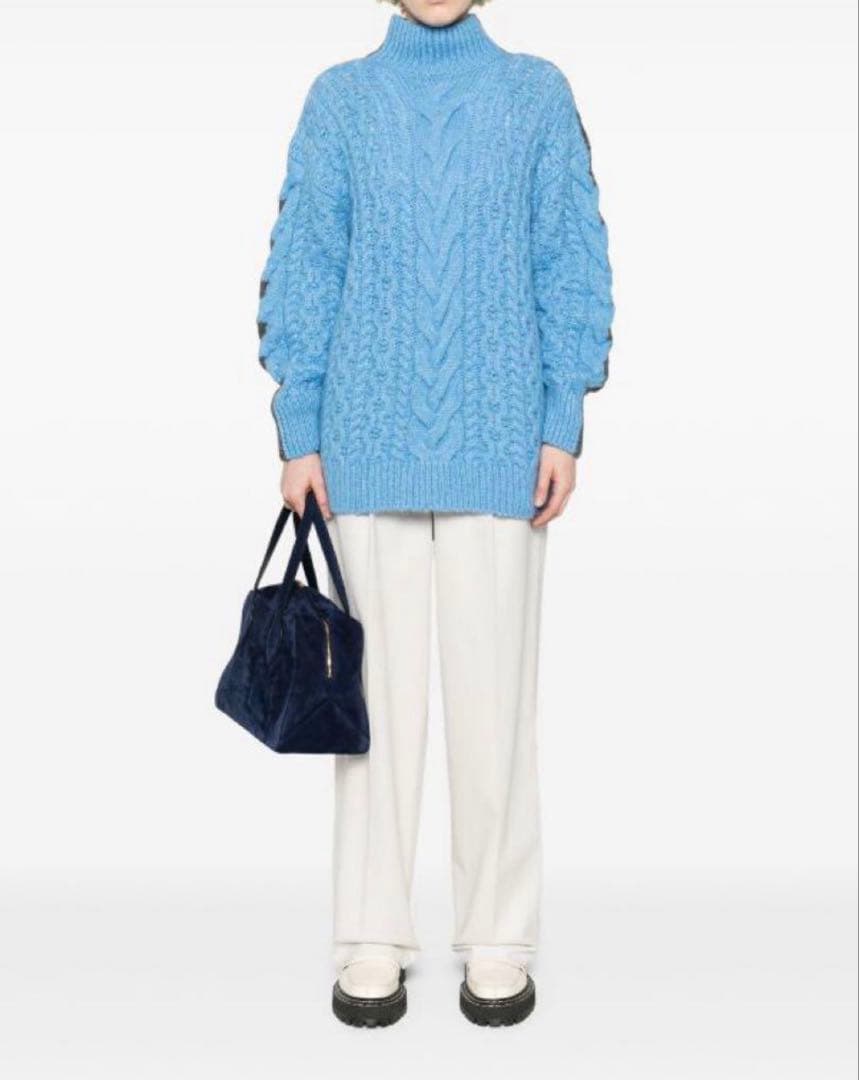 定価24万 新品 ステラマッカートニー 水色 ニット XS