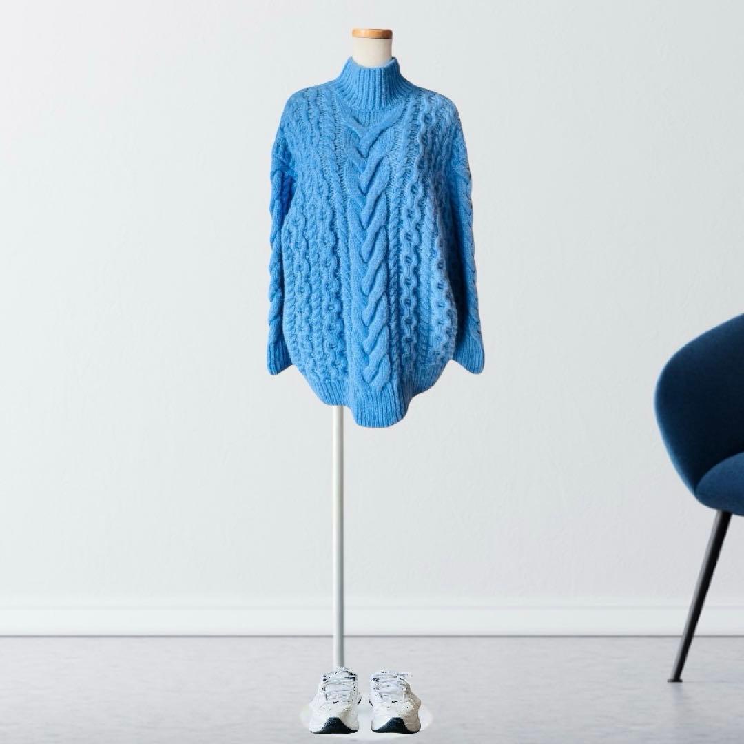 定価24万 新品 ステラマッカートニー 水色 ニット XS