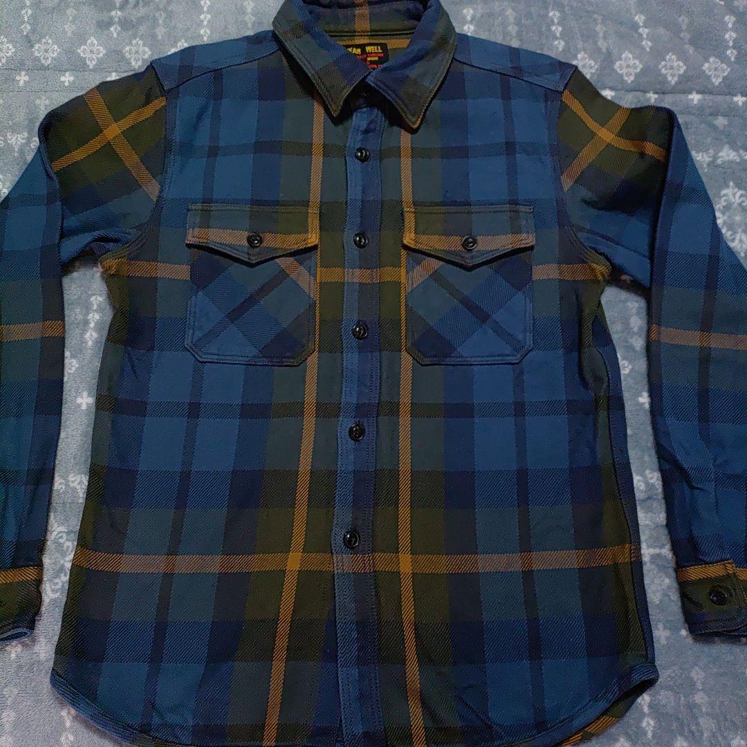 UESウエス 502354 エクストラヘビーネルシャツ 15oz サイズ(L)