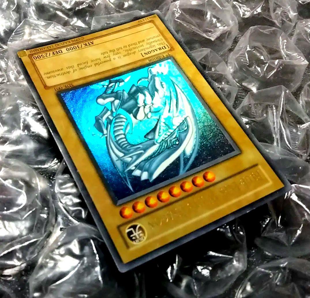 秘蔵 特濃 glossy ホイル エラー 1st 遊戯王 ブルーアイズ 初期