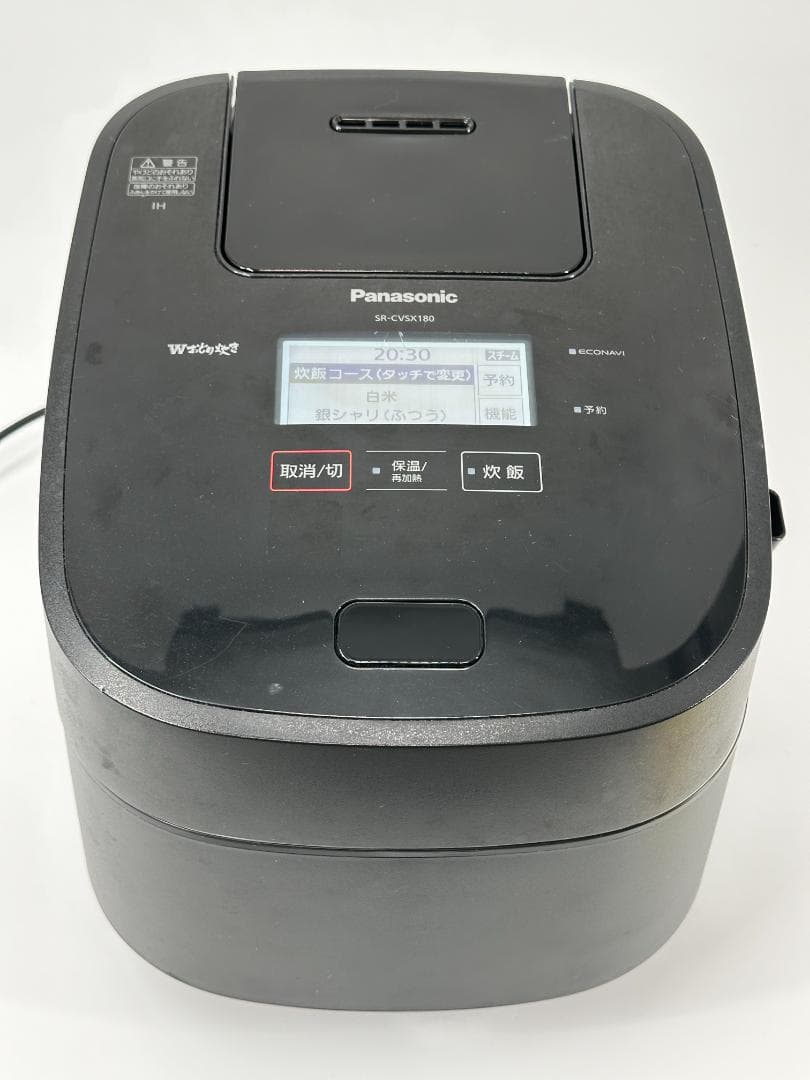 【動作確認済み】本体のみ パナソニック Wおどり炊き SR-CVSX180