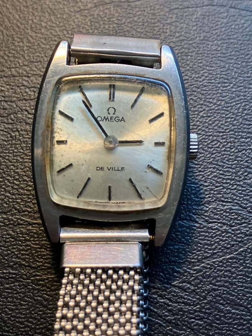 【稼働】OMEGA DeVille 腕時計 シルバー ヴィンテージ